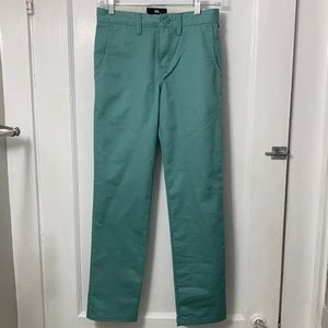 Boys teal Vans pants sz 14 / 27